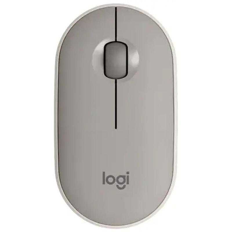 Мышь компьютерная Logitech WRL PEBBLE M350 GREY 910-006653