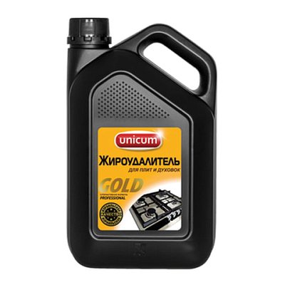Средство для чистки плит, духовок, грилей от жира/нагара 3 л, UNICUM «Gold Professional»