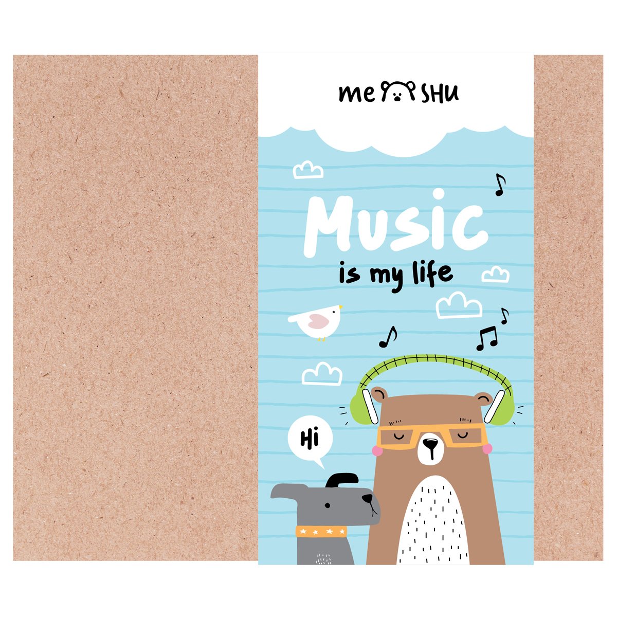 превью Набор канцелярских принадлежностей подарочный MESHU «Funny friends», 20 предметов