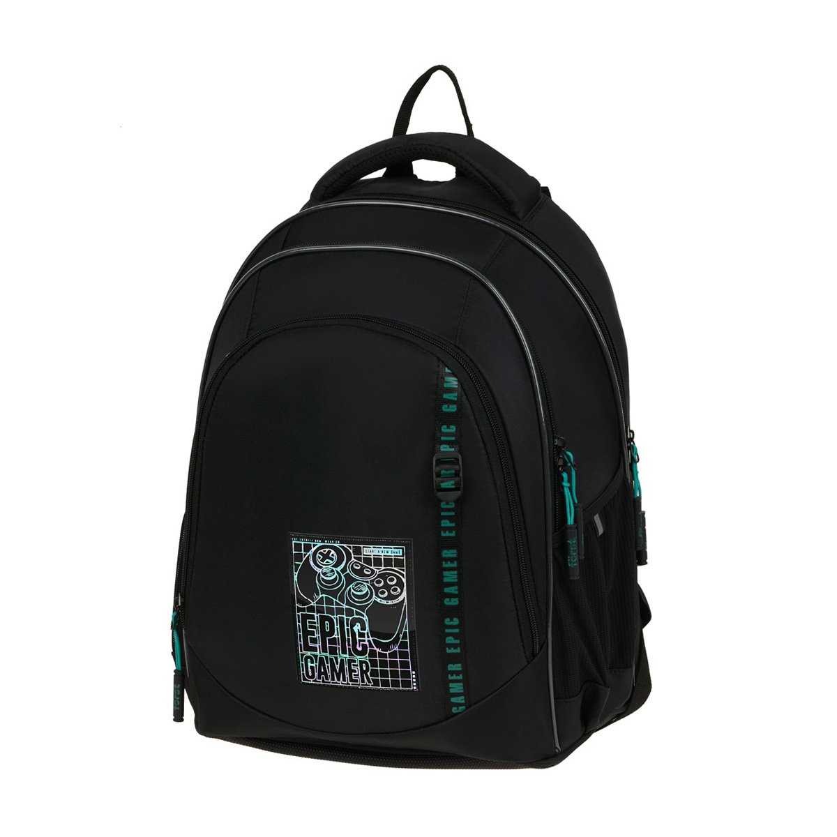 превью Рюкзак Först F-JUNIOR «Epic gamer» 38×29×18 см, 3 отделения, 2 кармана, эргономичная спинка