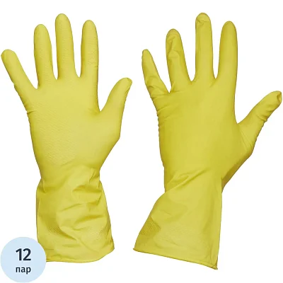 Перчатки резиновые AVIORA (402-569) р. XL 12пар/уп