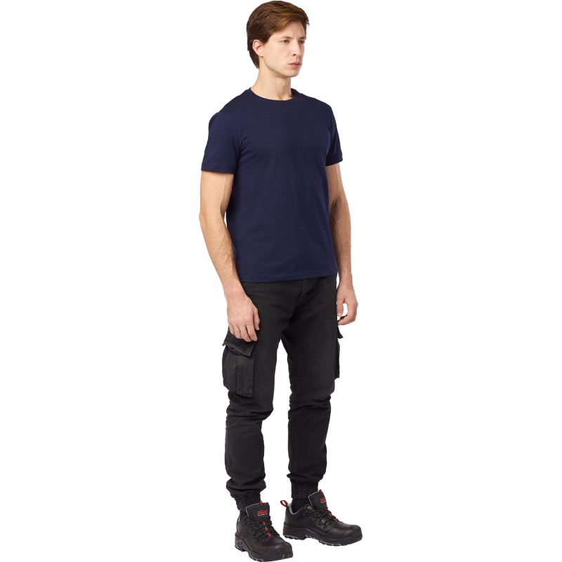 Футболка (160 г. ) с кор. рукавом синяя 5XL(ЗД594075)