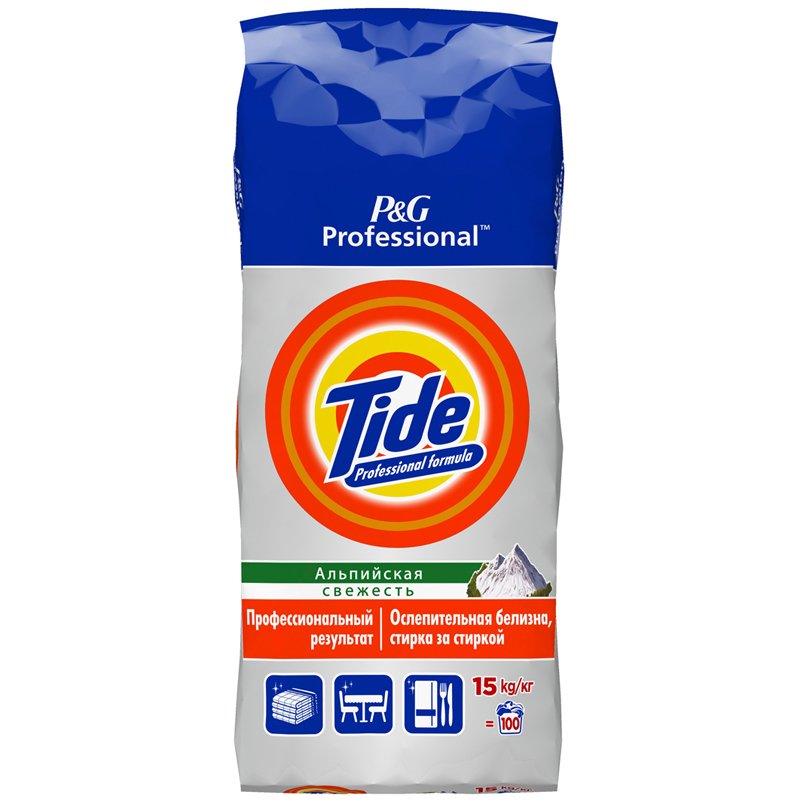 Стиральный порошок-автомат TIDE Expert, 15 кг, «Альпийская свежесть»