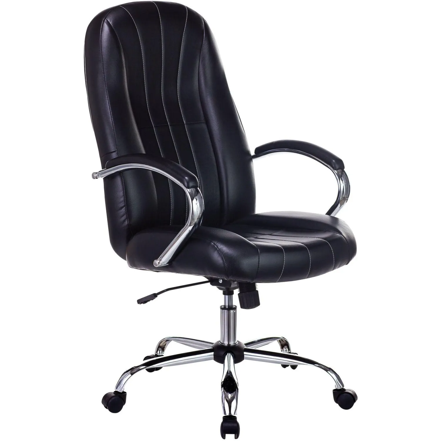 Кресло для руководителя Easy Chair 658 SL чёрное (экокожа, металл)