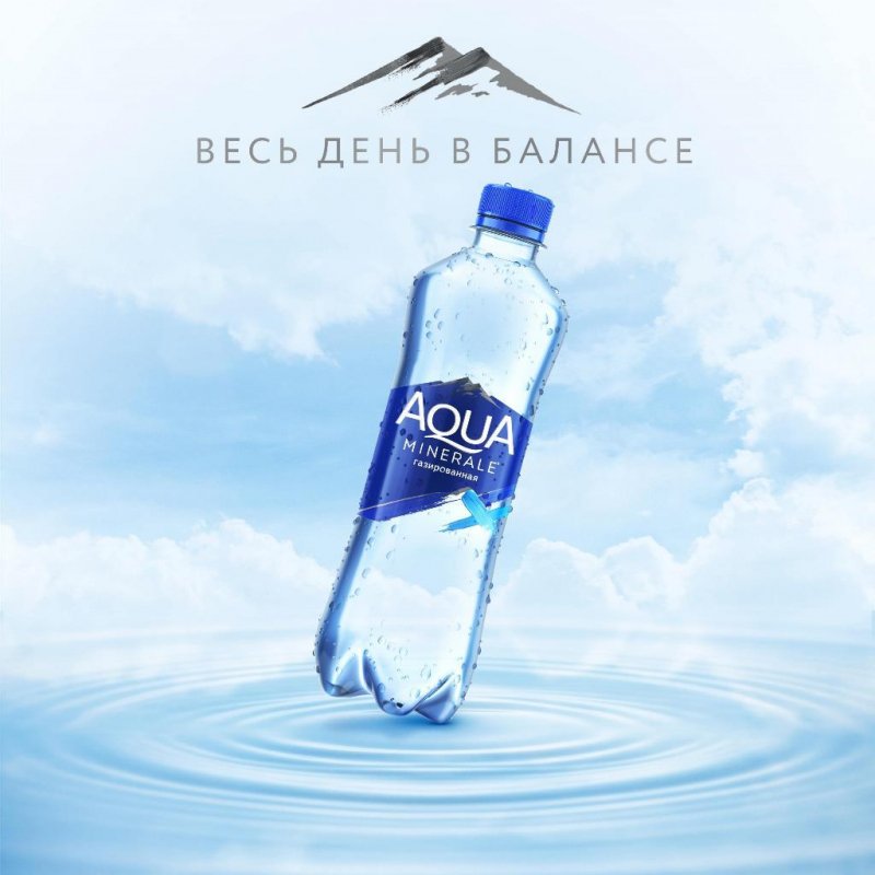 Вода питьевая Aqua Minerale газированная 0.5 л (12 штук в упаковке)