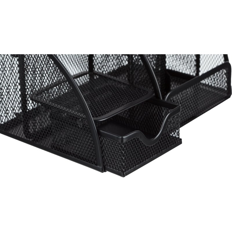 Подставка-органайзер д/канц. прин.7секций Attache125×140x220мм мет. сет. чер