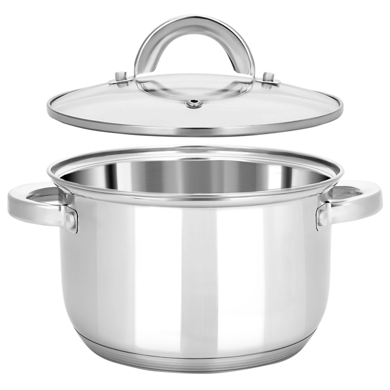 Кастрюля нерж Rondy 3.9л, D=21.5cм, SH07393