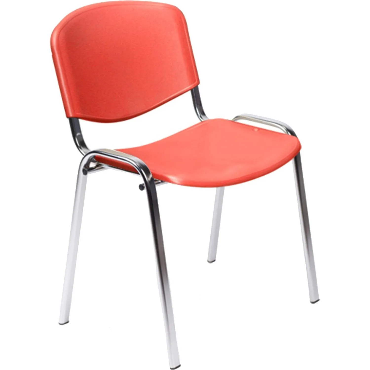 превью Стул офисный Easy Chair Изо красный (пластик, металл) (573685)