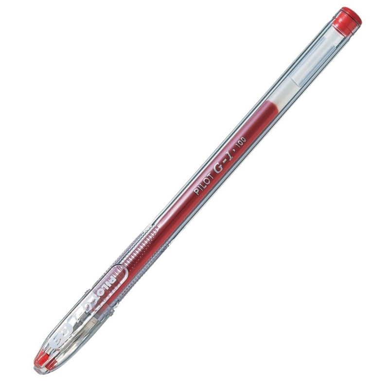 Ручка гелевая PILOT BL-G1-5T красная 0,3мм