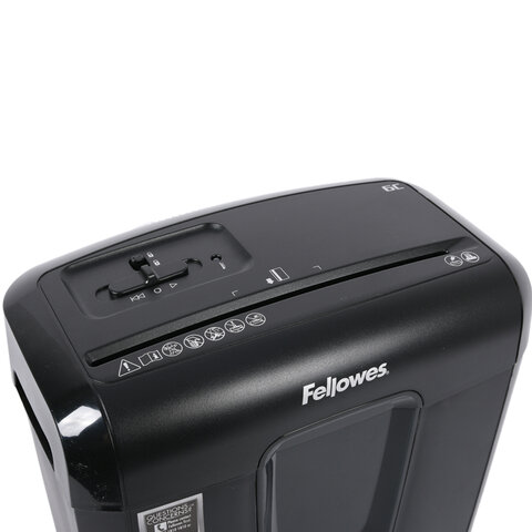 Уничтожитель документов Fellowes Powershred 6C, 4-й уровень секретности объем корзины 11 л