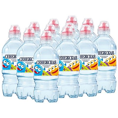 Вода минеральная Сенежская негазированная пэт 0.35л