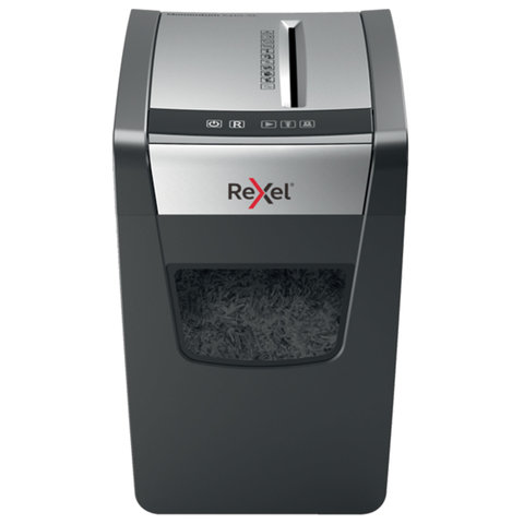 Уничтожитель (шредер) Rexel Momentum X410-SL, 1-3 человека, 4 уровень секретности, фрагменты 4×28 мм, 10 листов, 23 л