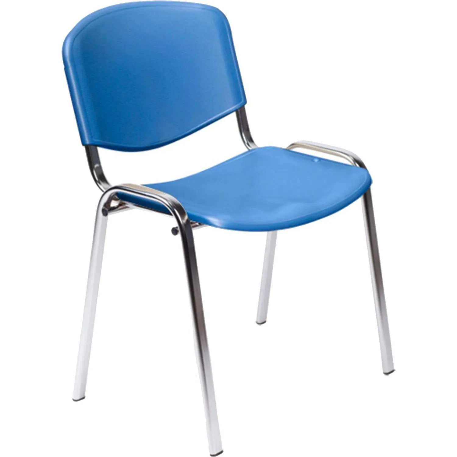 превью Стул офисный Easy Chair Изо синий (пластик, металл) (573684)