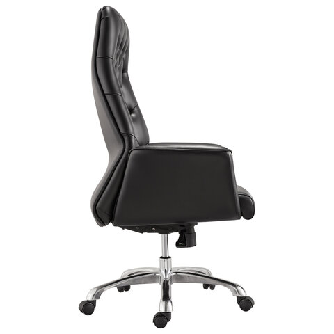 Кресло офисное BRABIX PREMIUM «Legacy EX-750»синхромеханизмалюминийэкокожачерное532492