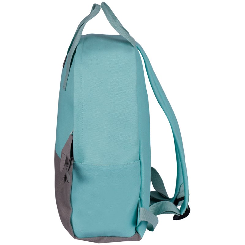 Рюкзак ArtSpace Casual «Soft mint»38×30×13см, 1 отделение, 2 кармана, иск. замша/канва