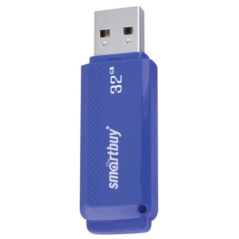Флэш-диск 32 GB, SMARTBUY Dock, USB 2.0, синий