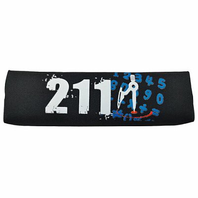 Пенал ЮНЛАНДИЯ ЮНИОР, 1 отделение, полиэстер, Maths, 20×6х4 см