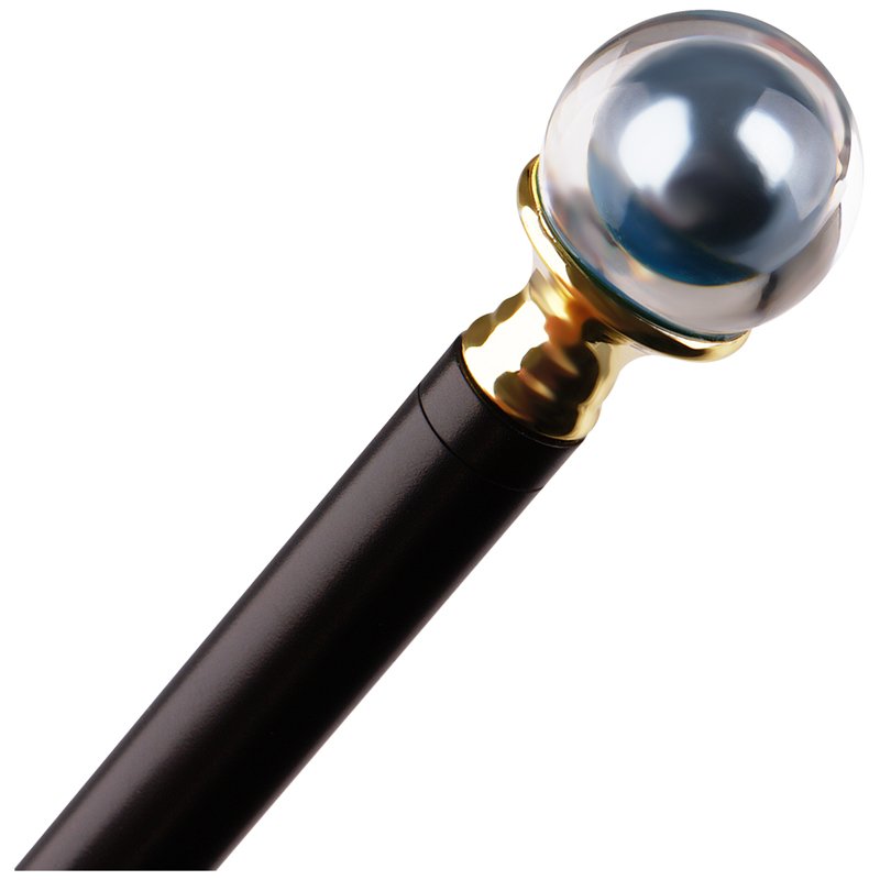 Ручка шариковая автоматическая MESHU «Black pearl» синяя, 1.0мм