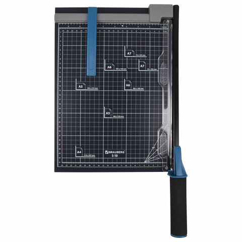 Резак BRAUBERG сабельный S10, А4, 10 л., металлическая основа, длина реза 320 мм