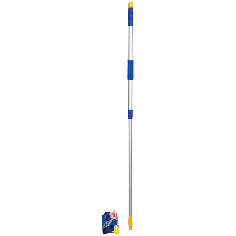 Стекломойка OfficeClean Professional, алюм. телеск. ручка 76-125см, раб. часть 25см(стяжка, губка, ручка)