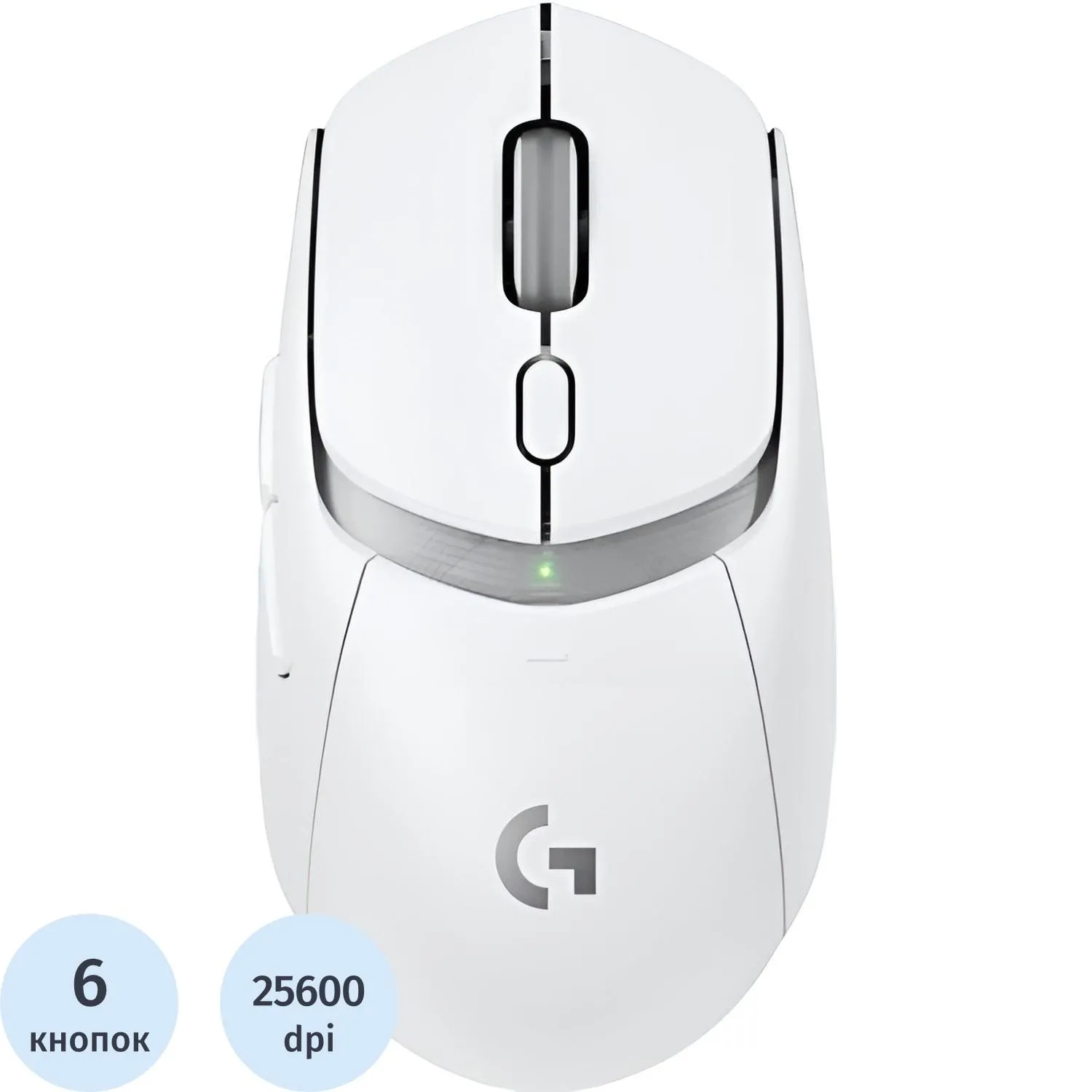 превью Мышь компьютерная Logitech G309 Lightspeed 25600dpi BT 6but (910-007209)бел