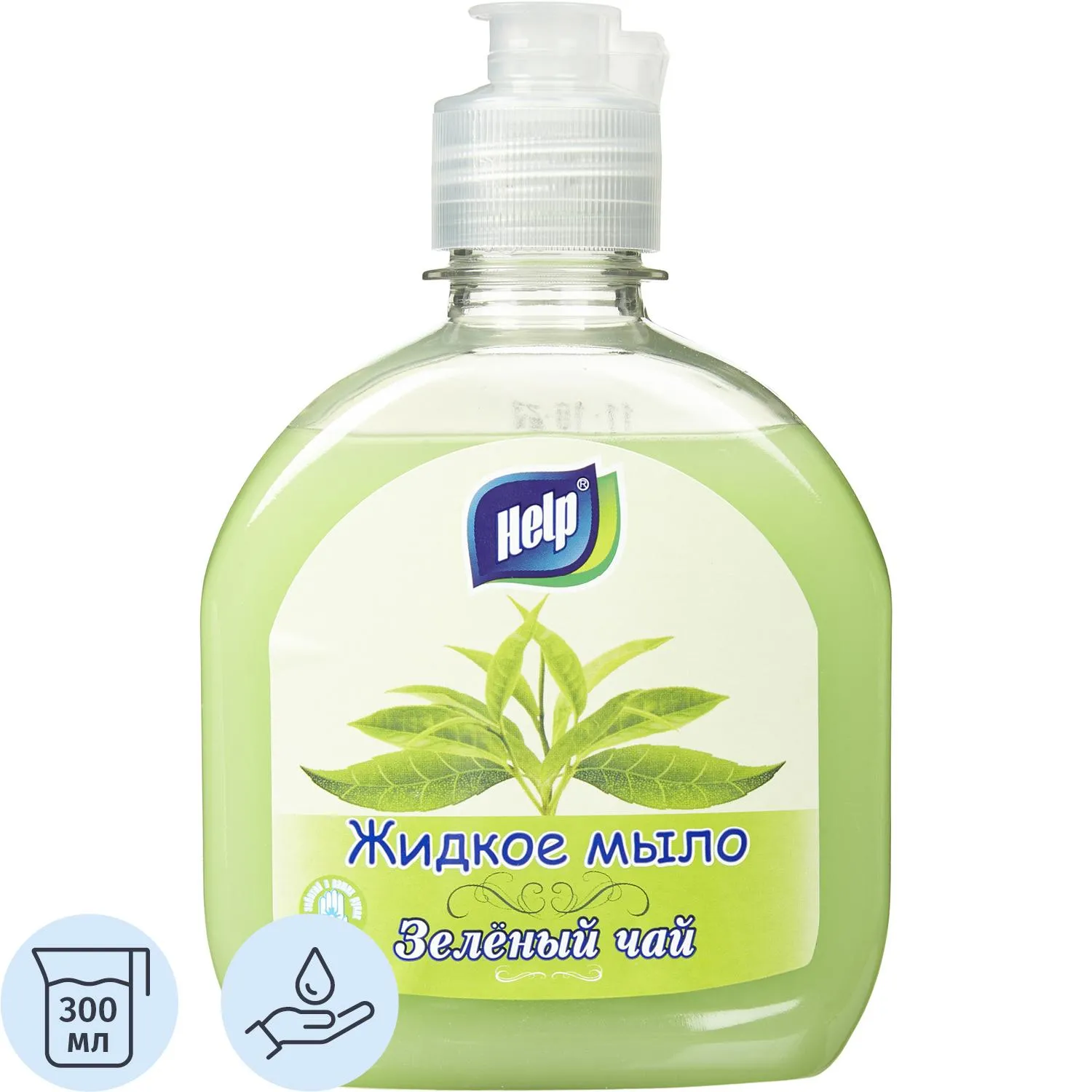 Мыло жидкое Help Зелёный чай 300 мл