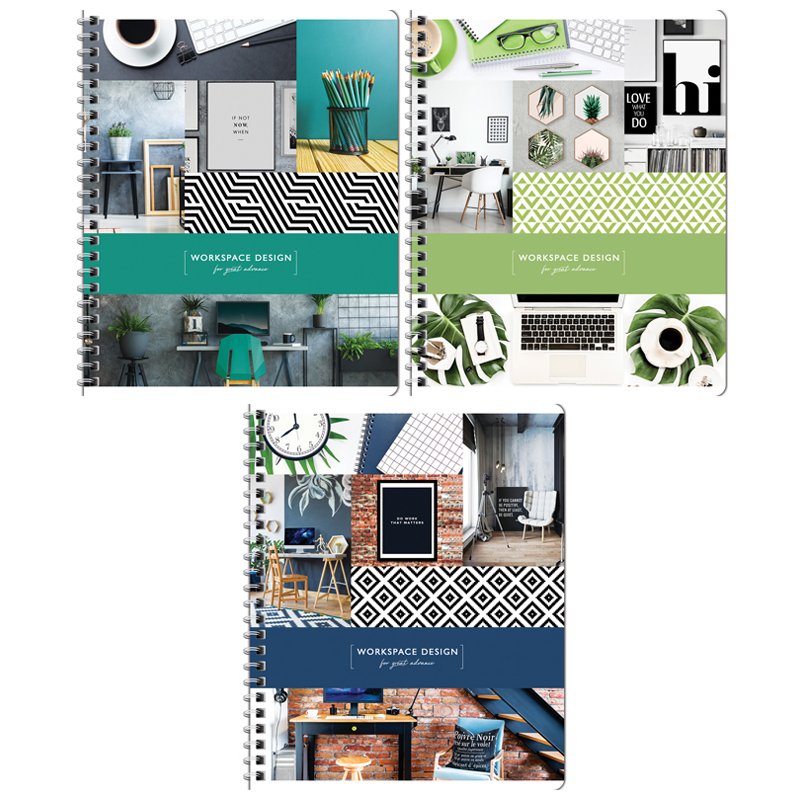 превью Тетрадь 96л., А5, клетка на гребне ArtSpace «Офис. Workspace design»