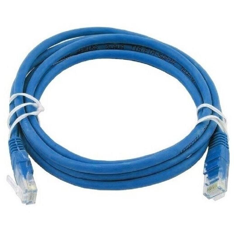 превью Патч-корд ExeGate UTP-RJ45-RJ45-5e-2M-BL, cat.5e, 2м, синий