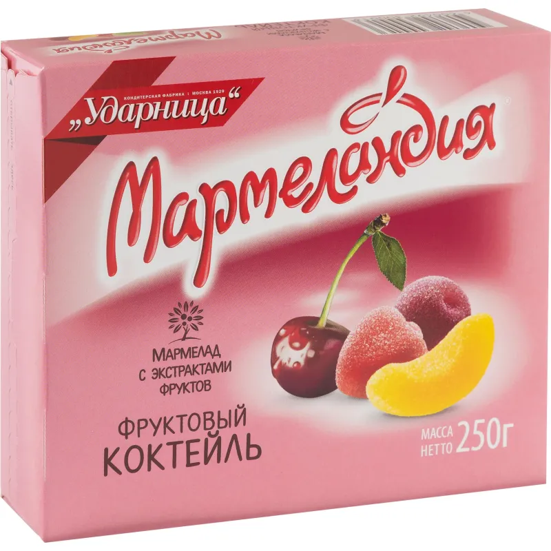 Мармелад Мармеландия фруктовый коктейль 250 г