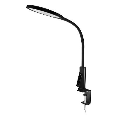 Светильник Camelion KD-837 C02, черный, LED, 7W, 230В, сенс. рег., USB 13885
