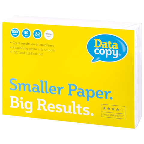 Бумага для оф. техники Data Copy А5 (80 г/кв. м, белизна 170%CIE,...