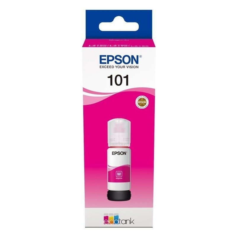 превью Контейнер с чернилами Epson 101 C13T03V34A пурпурный оригинальный
