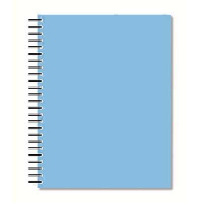 Бизнес-тетрадь Attache Bright colours A5 96 листов голубая в клетку на спирали (160×207 мм)