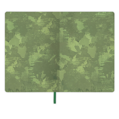 Блокнот А5 (143×210 мм), BRAUBERG VISTA «Commando», под кожу, гибкий, 80 л. 