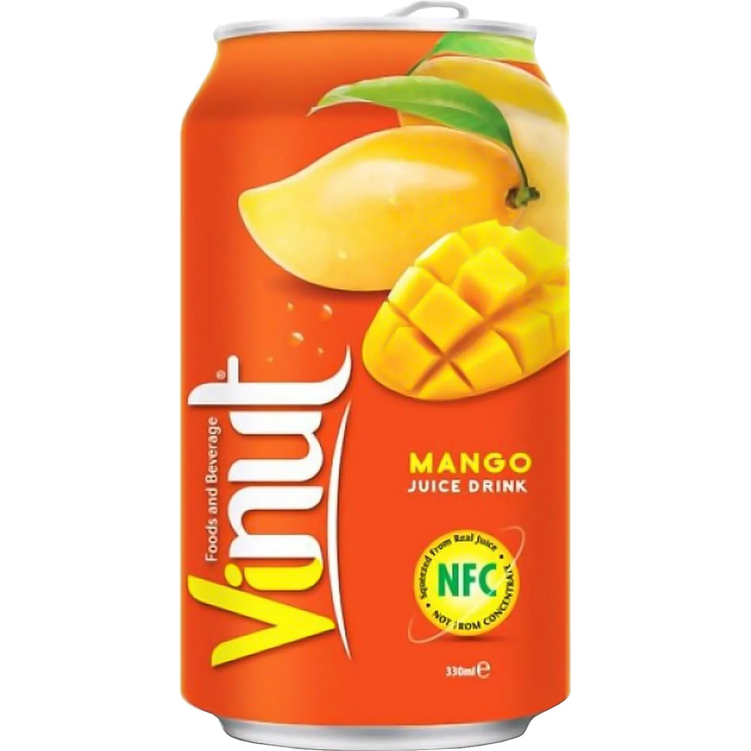 Напиток Vinut Mango Juice, сокосодержащий, негаз ж/б 0.33л