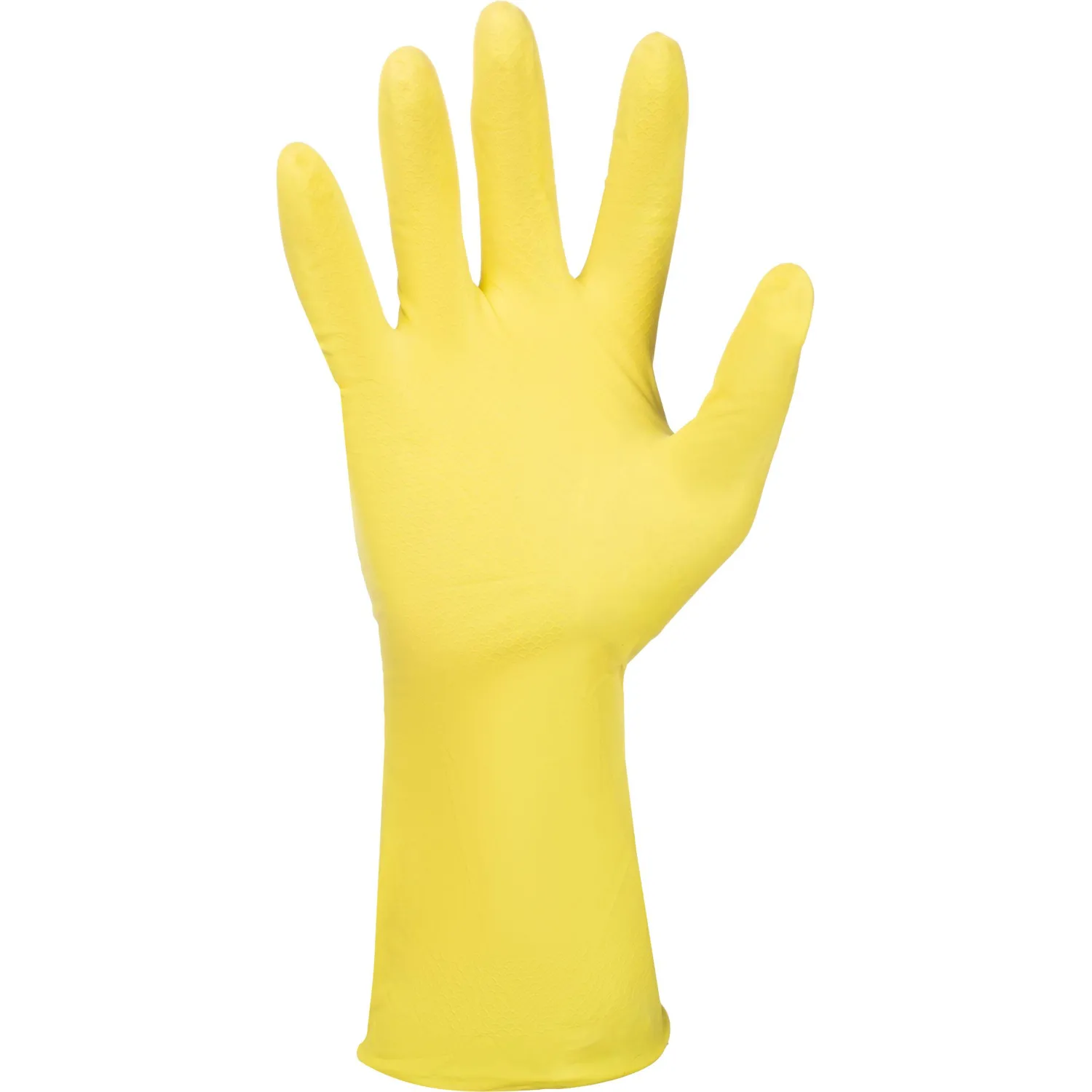 Перчатки латексные резиновые желтые р-р XL ЭКОНОМ (10 пар/уп)