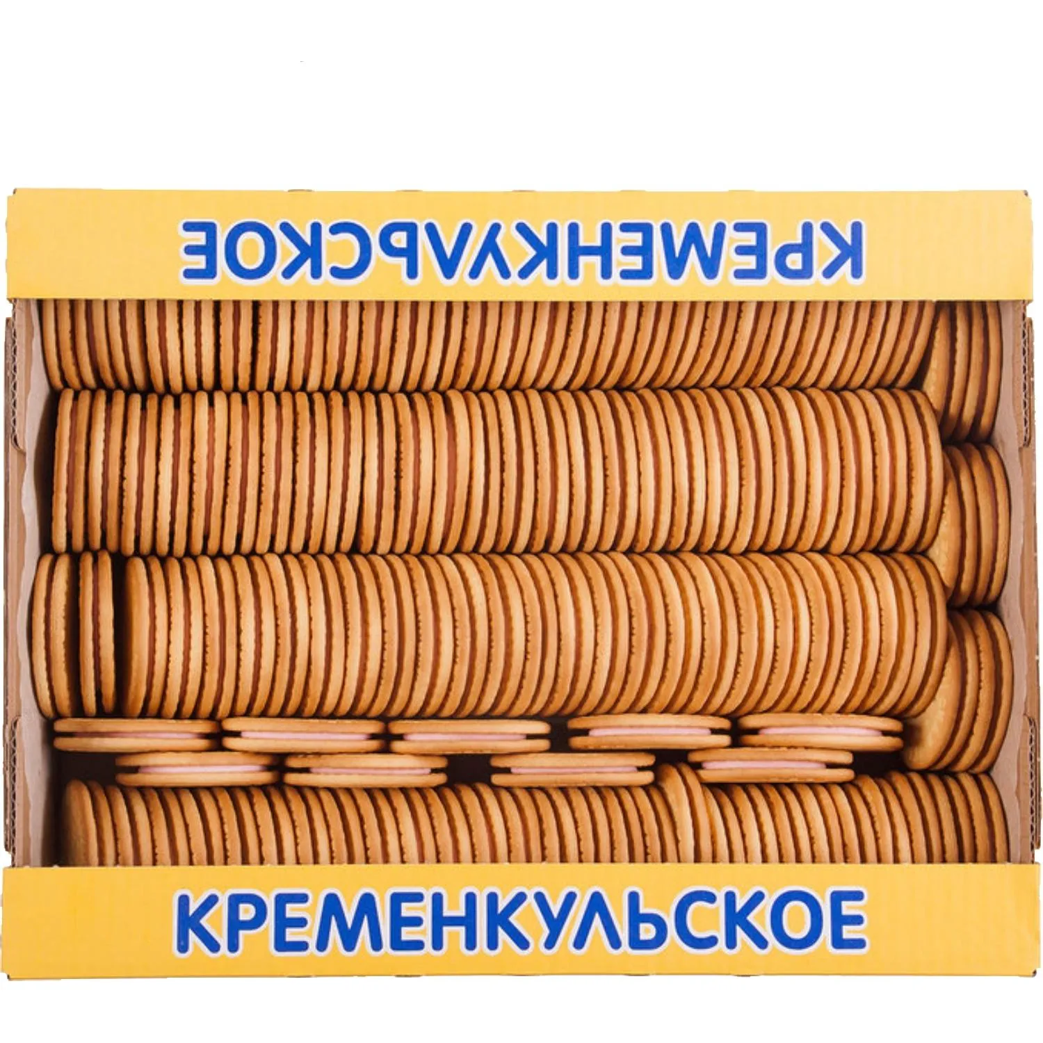 Печенье СКАЗ ОТ МАРИИ Кременкульское затяжное с клубничной начин, 2.4кг/уп