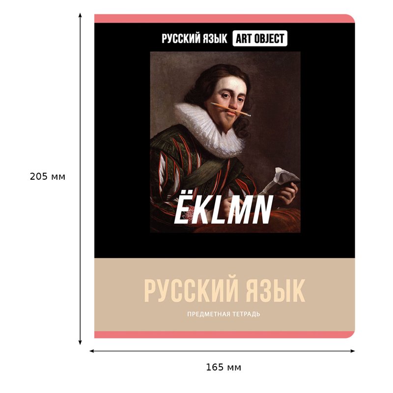 Тетрадь предметная 48л. BG «Art object» - Русский язык, эконом