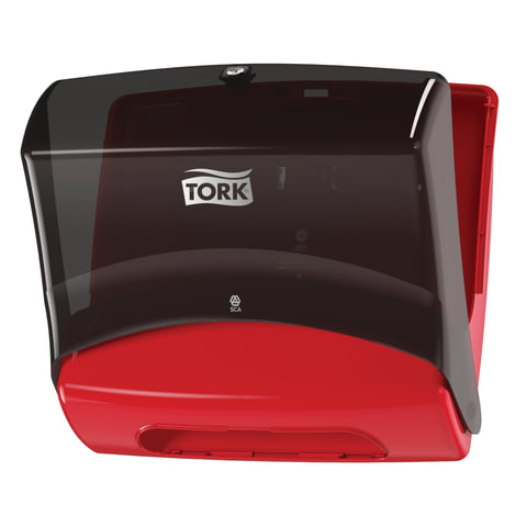 Диспенсер для протирочных материалов TORK (Система W4) Performance, в салфетках, черный