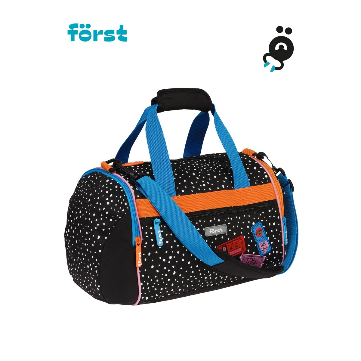 Сумка Först «Dots style» 23×32×20 см, 1 отделение, 3 кармана