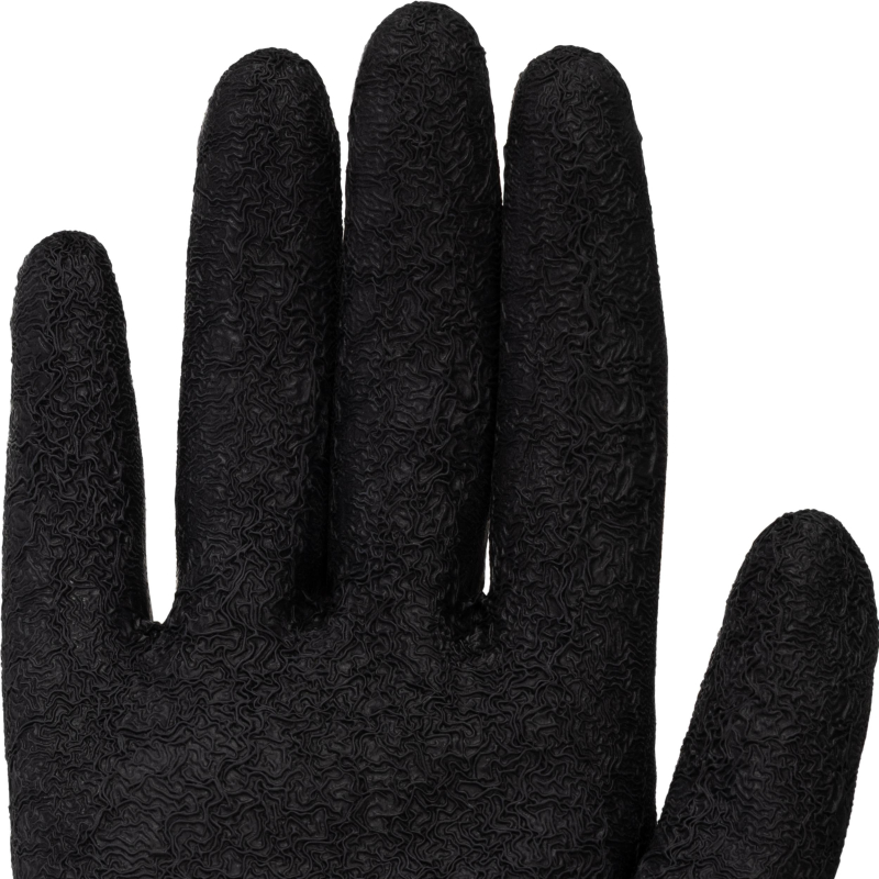 Перчатки защитные TOPFORT п/э с текстурир. латексным покр. красные р.10(XL)