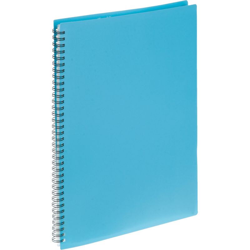 Папка файловая на спирали, 80файлов Attache Selection Black&Blue, А4.300мкм