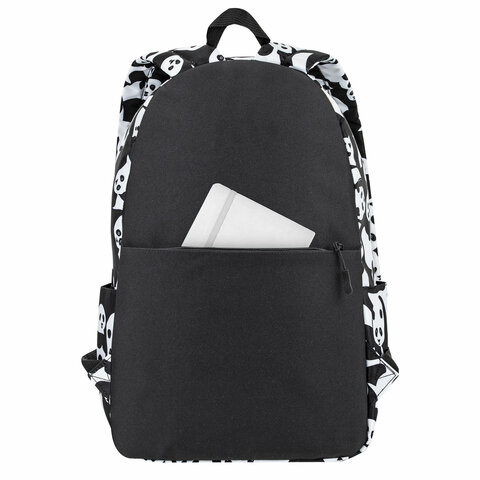 Рюкзак BRAUBERG POSITIVE универсальный, потайной карман, «Pandas», 42×28х14 см