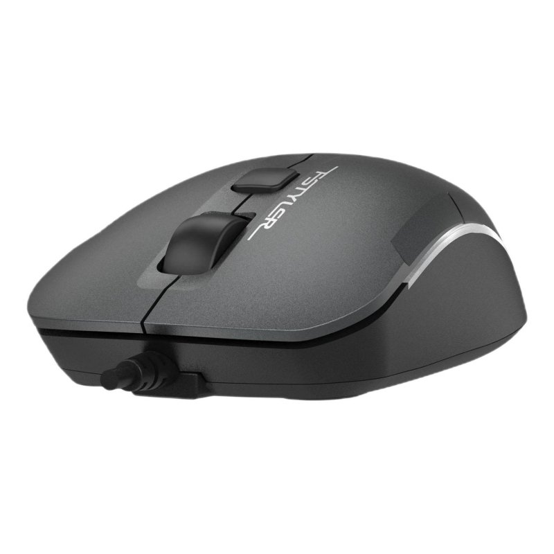 превью Мышь компьютерная A4Tech Fstyler FM26 серый/черный (800-1600dpi) USB (4but)