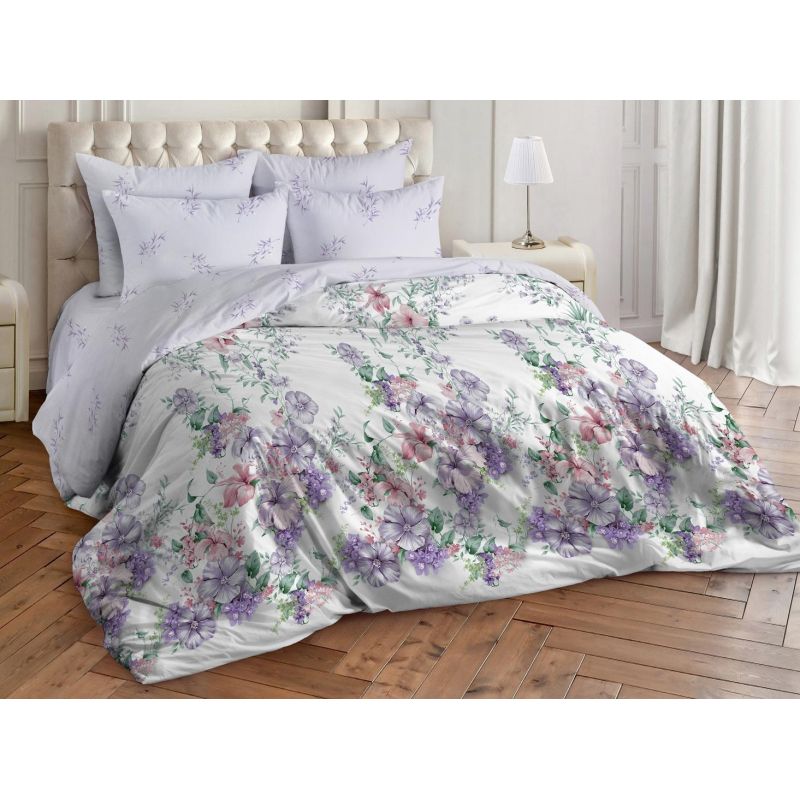 превью Постельное белье 2сп, поплин 110г/м2, (нав.50×70-2шт) Микаэлла
