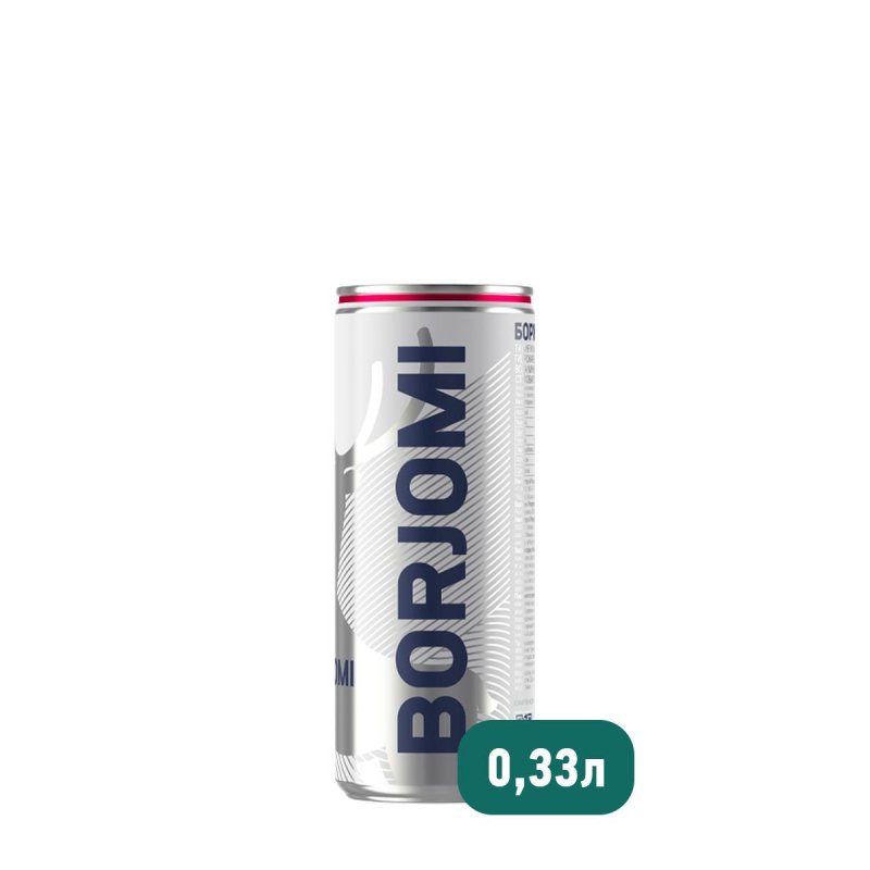 Вода минеральная Боржоми газированная 0.33 л (12 штук в упаковке)