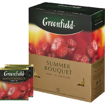 превью Чай Greenfield Summer Bouquet фруктовый 100 пакетиков