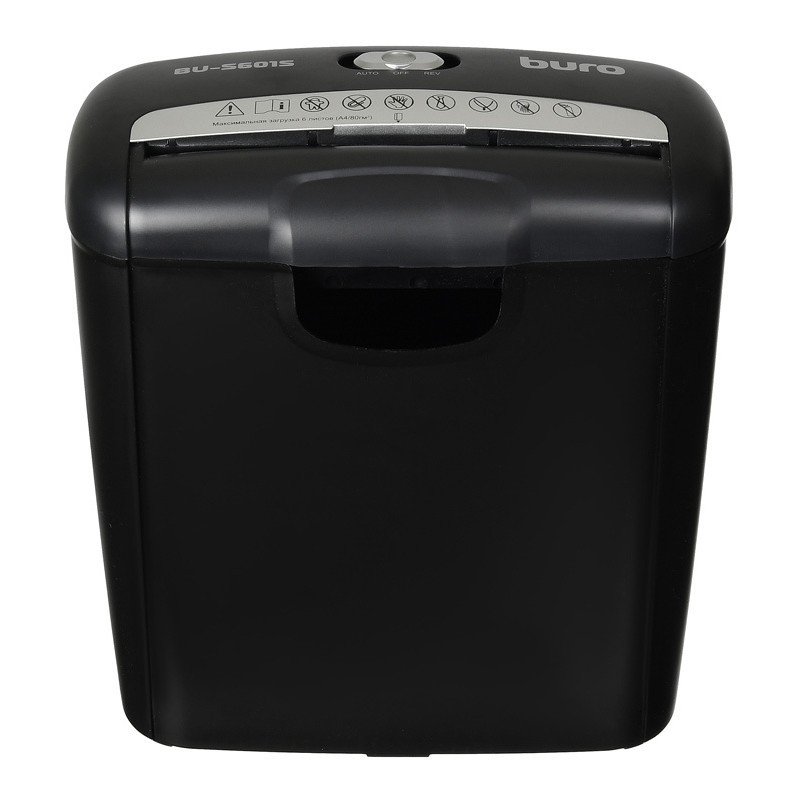 Уничтожитель документов Buro Home BU-S601S 1-й уровень секретности объем корзины 10 л
