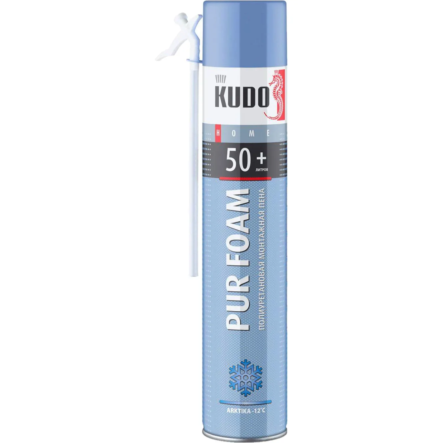 Пена монтажная Kudo Home 50+ всесезонная 1000 мл полиуретановая (135156)