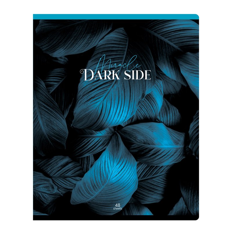 Тетрадь 48л., А5, клетка BG «Dark miracle», выб. лак